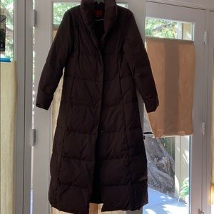 ColeHaan brown puffer coat XS Pockets inside/out